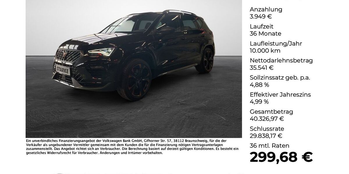 Cupra Ateca 17.200 km 38.930 &euro; Vechta 49377