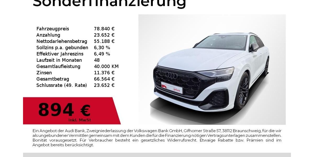 Audi Q8 22.500 km 78.840 &euro; Nürnberg 90411
