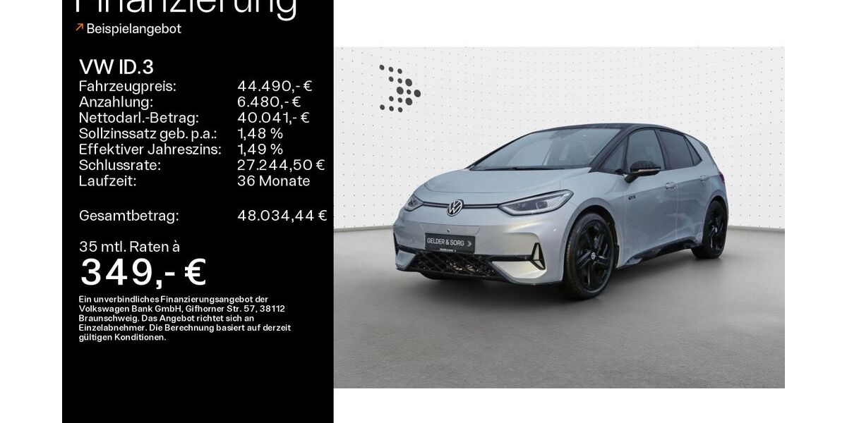 VW ID.3 6.100 km 44.490 &euro; Bad Kissingen 97688