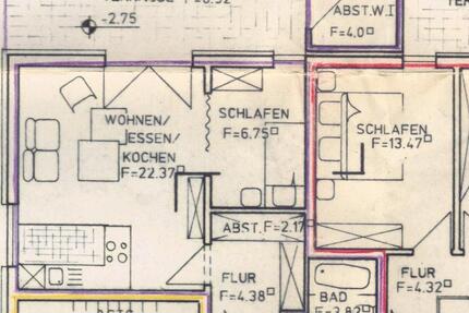 1 12 Zimmerwohnung zu verkaufen 1.5 zimmer