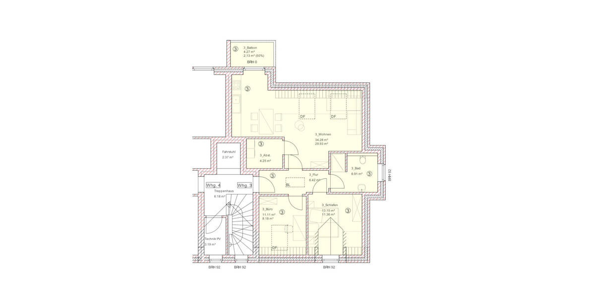 Etagenwohnung Bad Zwischenahn Bad Zwischenahn II - 3 Zimmer, 69 m&sup2;, 334.000&euro; | Angebot:26686435