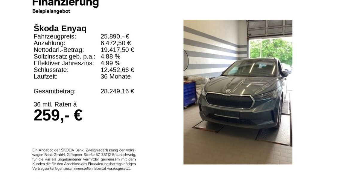 Skoda Enyaq 79.432 km 25.590 &euro; Hildesheim 31137