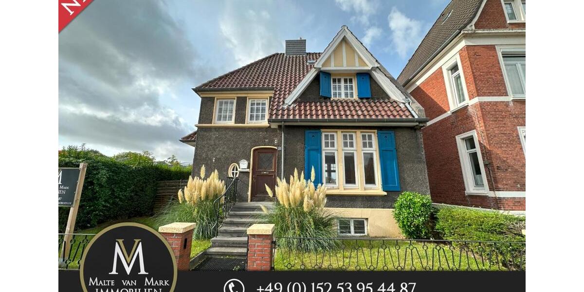 Schöne Villa von 1911 mit 5 Zimmern, Garten, Optional Kanallage , Garage 5 zimmer