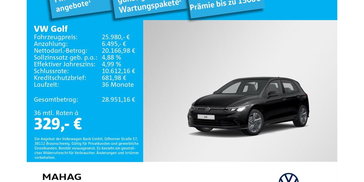 VW Golf 48.690 km 25.980 &euro; Dachau 85221