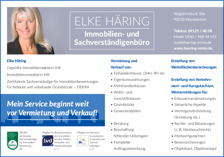 Etagenwohnung Fürth Südstadt - 2 Zimmer, 72 m&sup2;, 640&euro; | Angebot:25563302