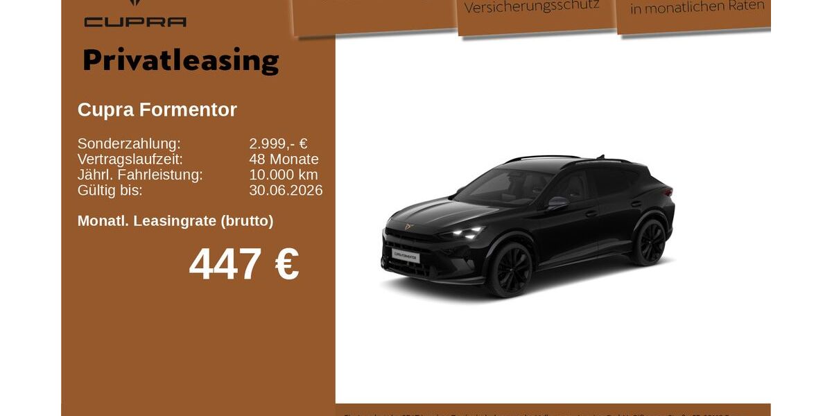Cupra Formentor 5.600 km 47.590 &euro; Neu-Ulm 89231
