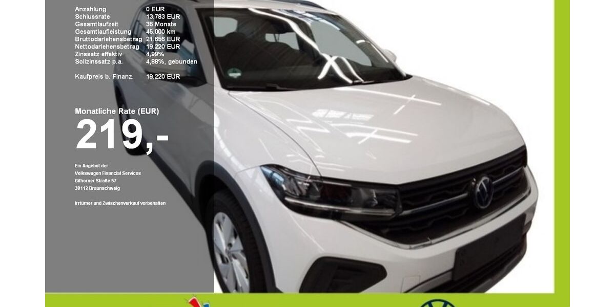 VW T-Cross 5.586 km 18.740 &euro; Mainburg 84048
