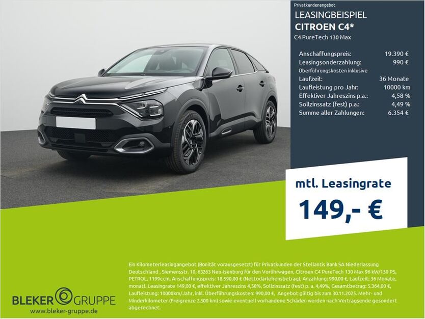 Citroen C4 17.846 km 18.590 € Borken 46325