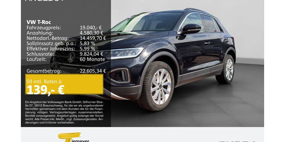 VW T-Roc 55.444 km 16.570 &euro; Werdohl 58791