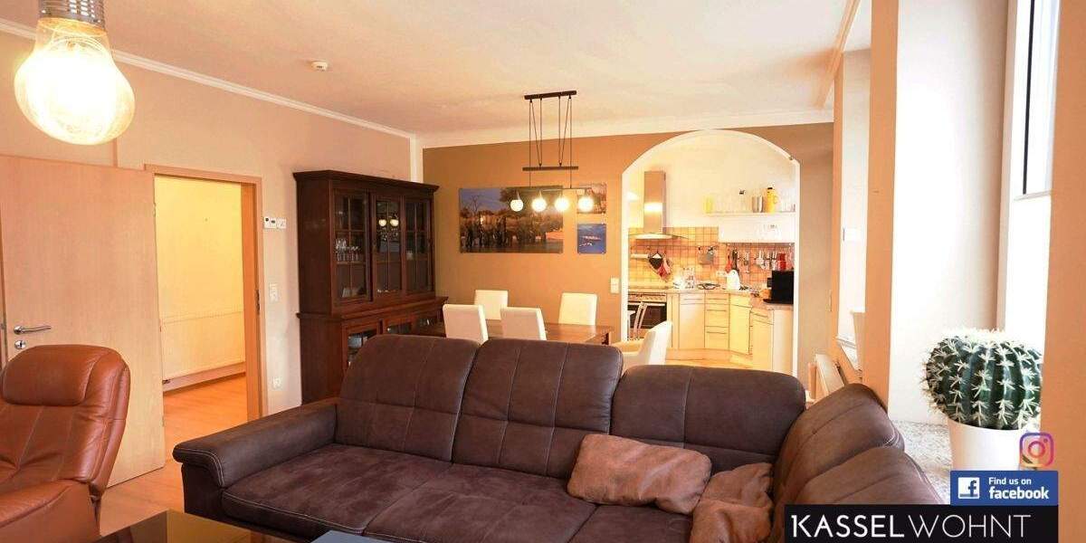 Etagenwohnung Kassel Mitte - 4 Zimmer, 120 m&sup2;, 295.000&euro; | Angebot:25628462