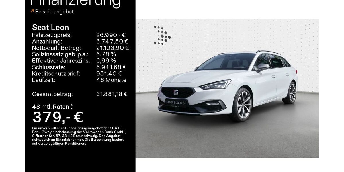 Seat Leon 31.119 km 26.990 &euro; Lichtenfels 96215