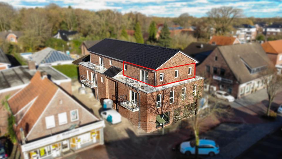 Dachgeschoßwohnung Uplengen - 2 Zimmer, 58 m&sup2;, 750&euro; | Angebot:23661280