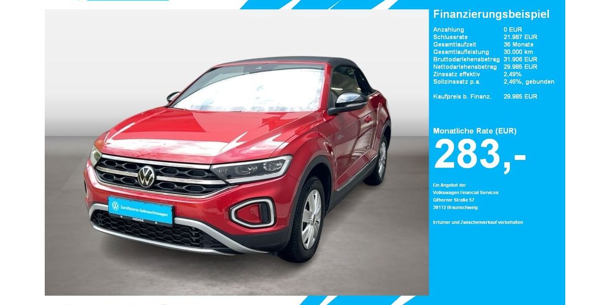 VW T-Roc 24.461 km 27.000 &euro; Gütersloh 33334