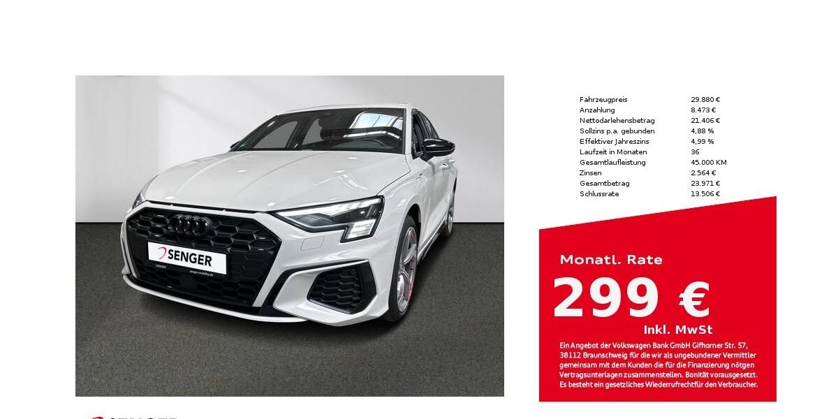 Audi A3 55.717 km 29.880 &euro; Lingen 49809