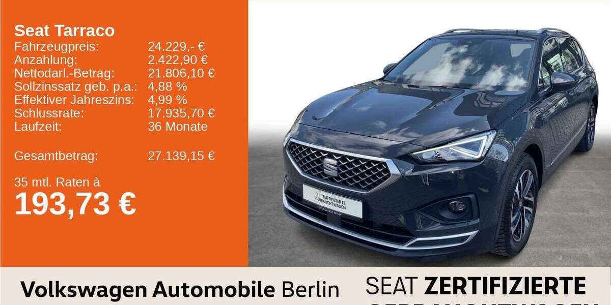 Seat Tarraco 80.995 km 24.229 &euro; Berlin 13089
