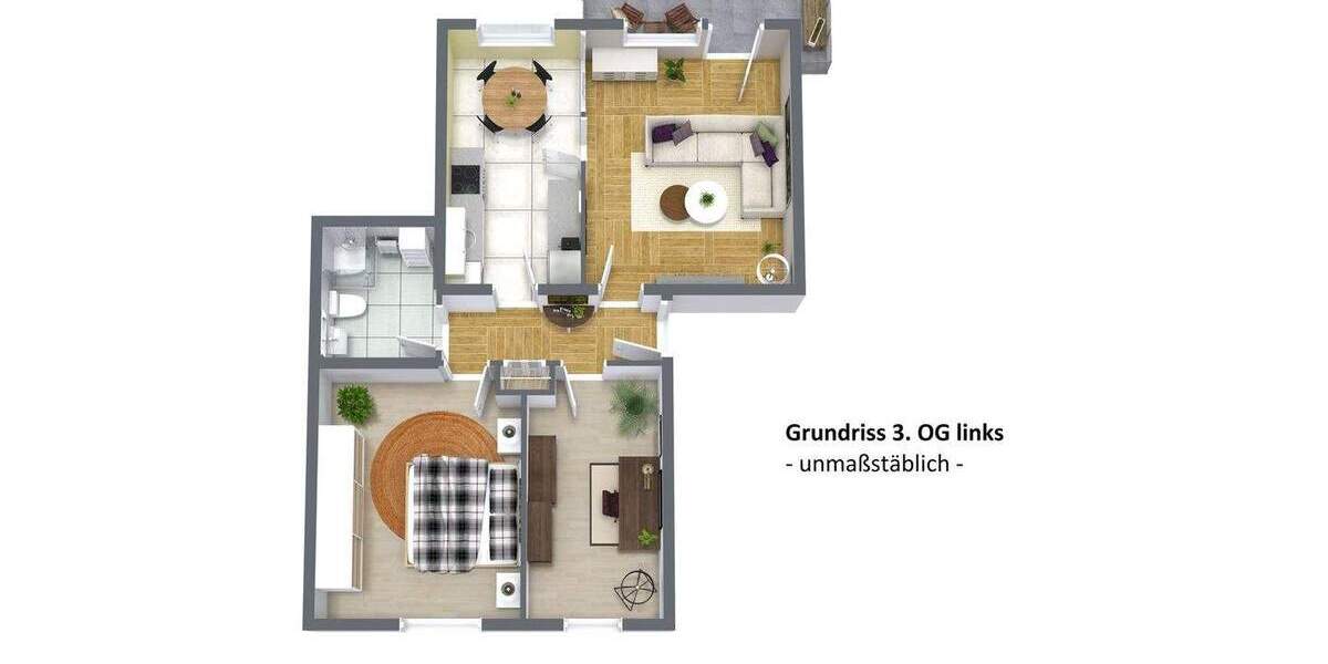 Etagenwohnung Celle Neuenhäusen - 3 Zimmer, 75 m&sup2;, 119.000&euro; | Angebot:25701915