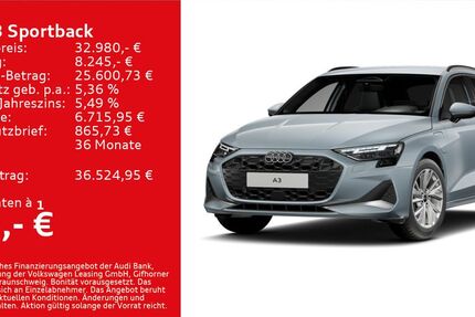Audi A3 7.500 km 32.980 &euro; Kitzingen 97318