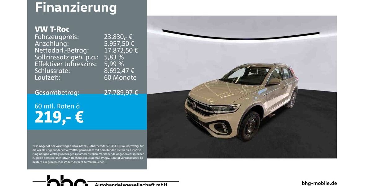 VW T-Roc 25.472 km 22.860 &euro; Albstadt 72458