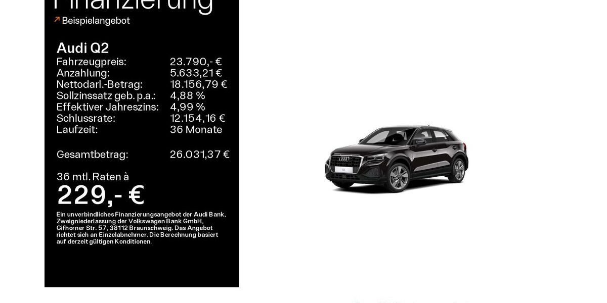 Audi Q2 45.672 km 23.790 &euro; Eisenach 99817