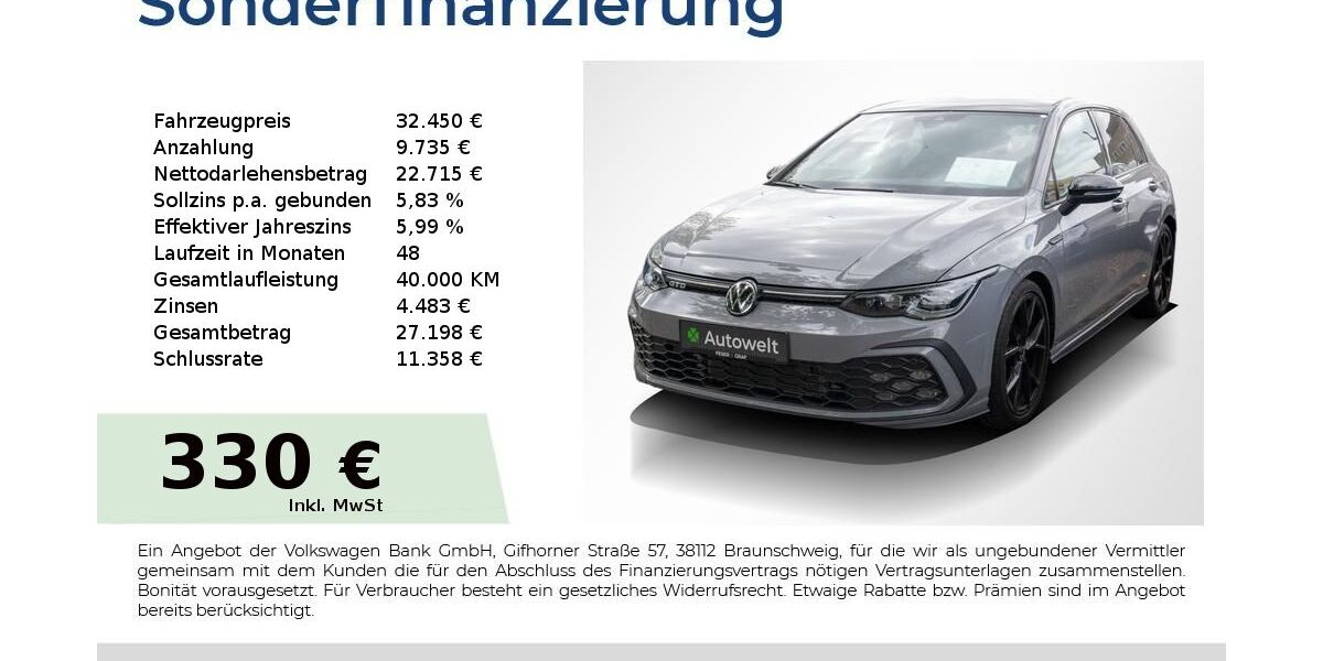 VW Golf 47.350 km 32.450 &euro; Nürnberg 90431