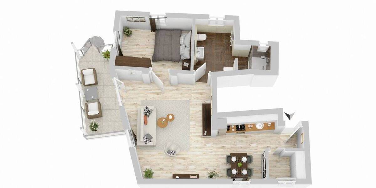 Etagenwohnung Nördlingen - 2 Zimmer, 63 m&sup2;, 325.000&euro; | Angebot:26376788