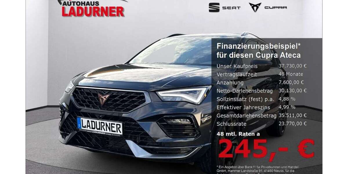 Cupra Ateca 6.400 km 37.730 &euro; Tuttlingen 78532