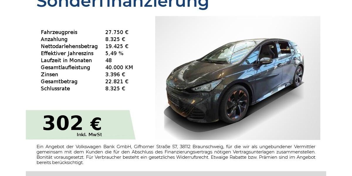 Cupra Born 20.750 km 27.750 &euro; Nürnberg 90441