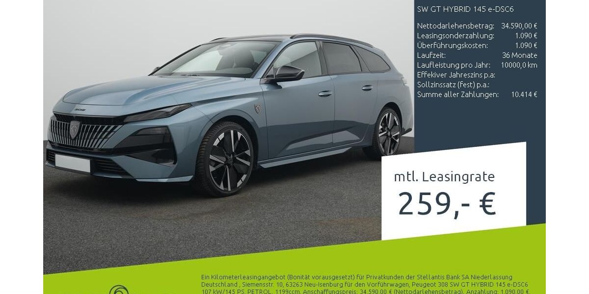 Peugeot 308 6.500 km 34.590 &euro; Bocholt 46395