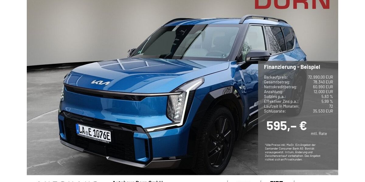 Kia EV9 1.900 km 72.990 &euro; Landshut 84030