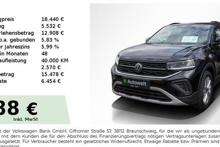 VW T-Cross 18.250 km 18.440 &euro; Nürnberg 90431