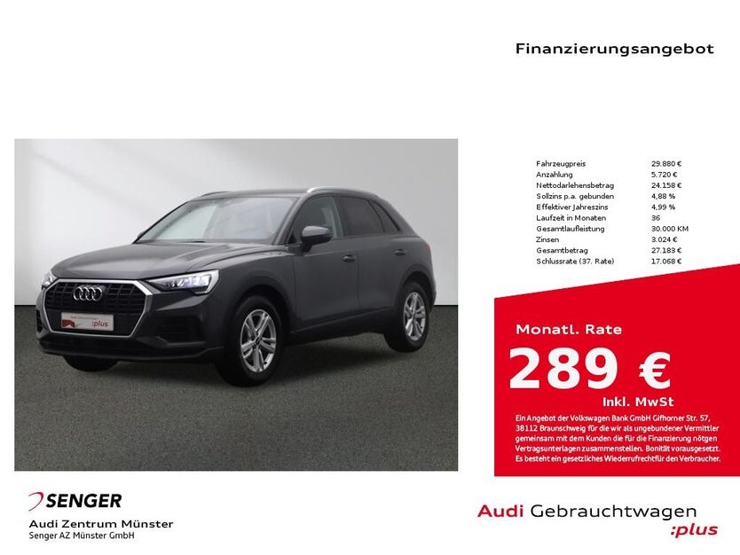 Audi Q3 50.413 km 29.880 € Münster 48153