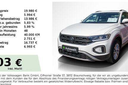 VW T-Roc 120.250 km 19.680 &euro; Nürnberg 90431