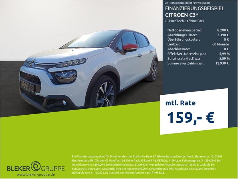 Citroen C3 28.008 km 11.590 € Borken 46325
