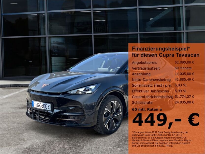 Cupra Tavascan 9.900 km 52.890 € Hannover 30165