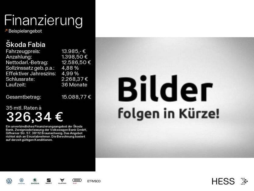 Skoda Fabia 15.000 km 13.985 € Büdingen-Düdelsheim 63654