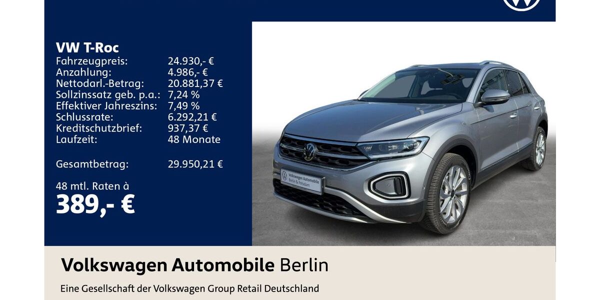 VW T-Roc 31.886 km 24.930 &euro; Berlin 12681