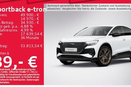 Audi Q4 e-tron 9.088 km 49.741 € München 81825