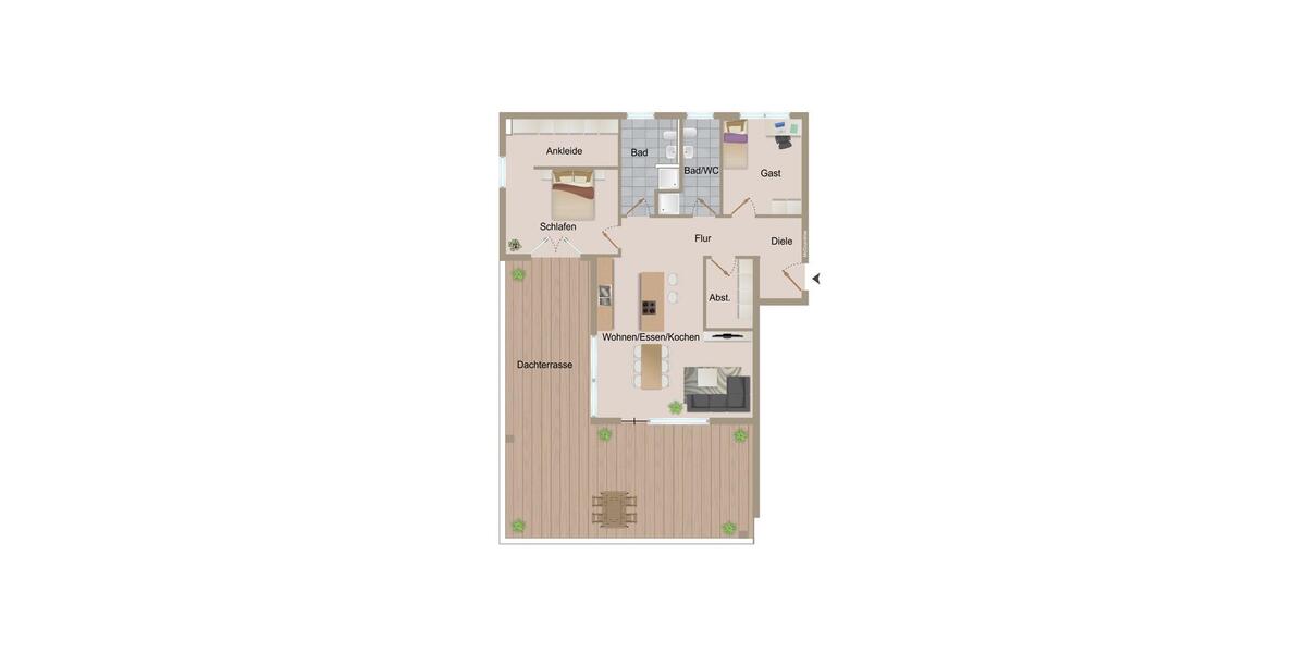 Einfamilienhaus Hadamar - 3.5 Zimmer, 140 m&sup2;, 1.800&euro; | Angebot:24980386