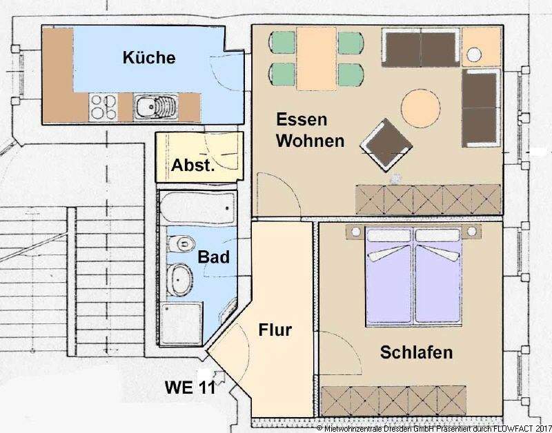 Super 2-Zimmer-Wohnung mit Lift! zimmer