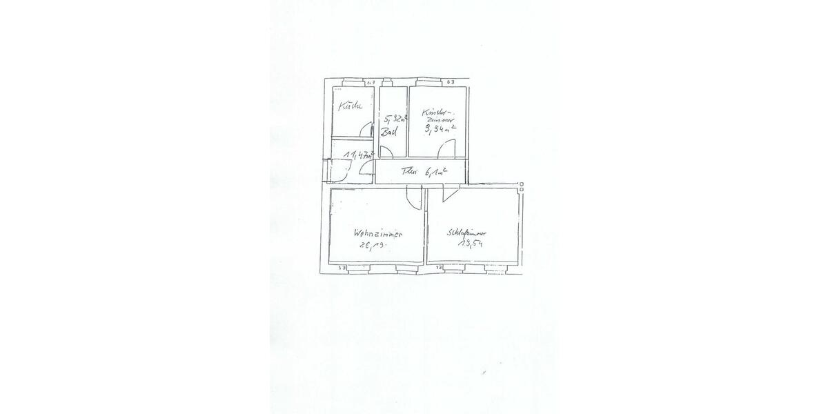 Erdgeschoßwohnung Senftenberg - 3 Zimmer, 73 m&sup2;, 650&euro; | Angebot:25407258