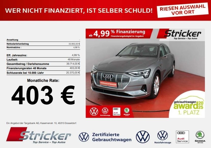 Audi e-tron 34.313 km 33.949 &euro; Horn-Bad Meinberg 32805