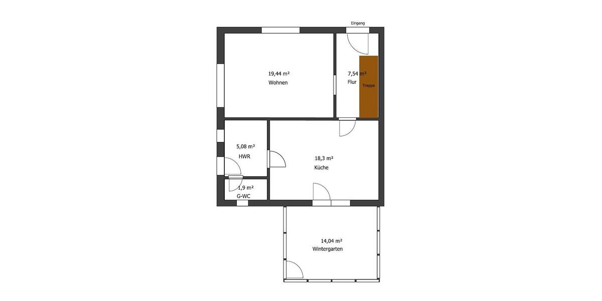 Doppelhaushälfte Bockhorn - 1 Zimmer, 93 m&sup2;, 145.000&euro; | Angebot:26199907