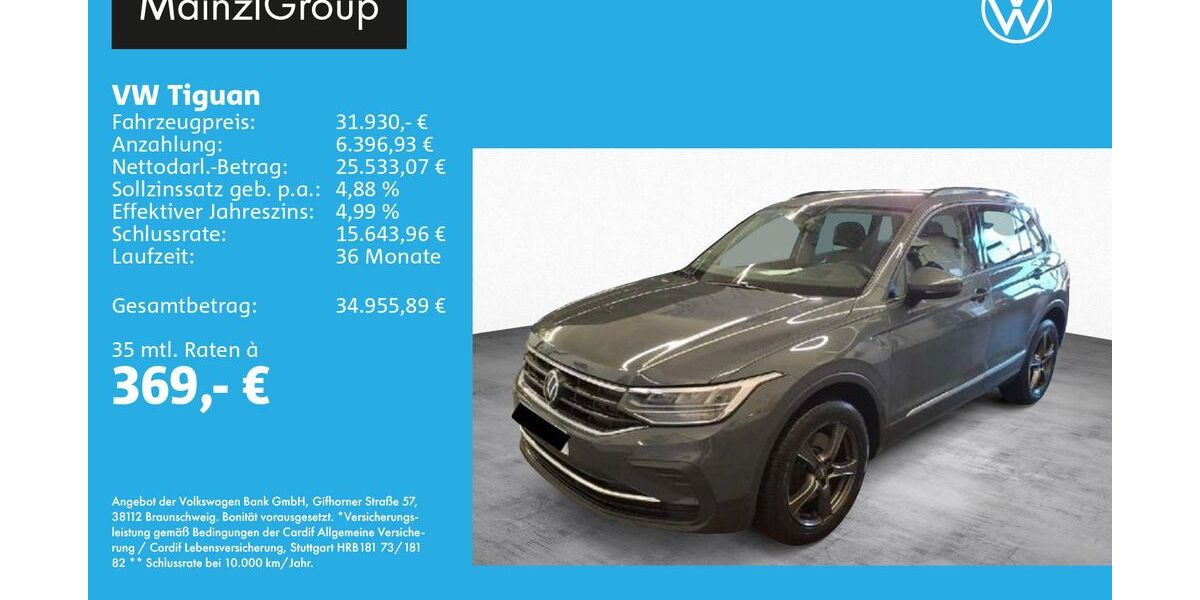 VW Tiguan 109.157 km 31.930 &euro; Feldkirchen/Westerham 83620