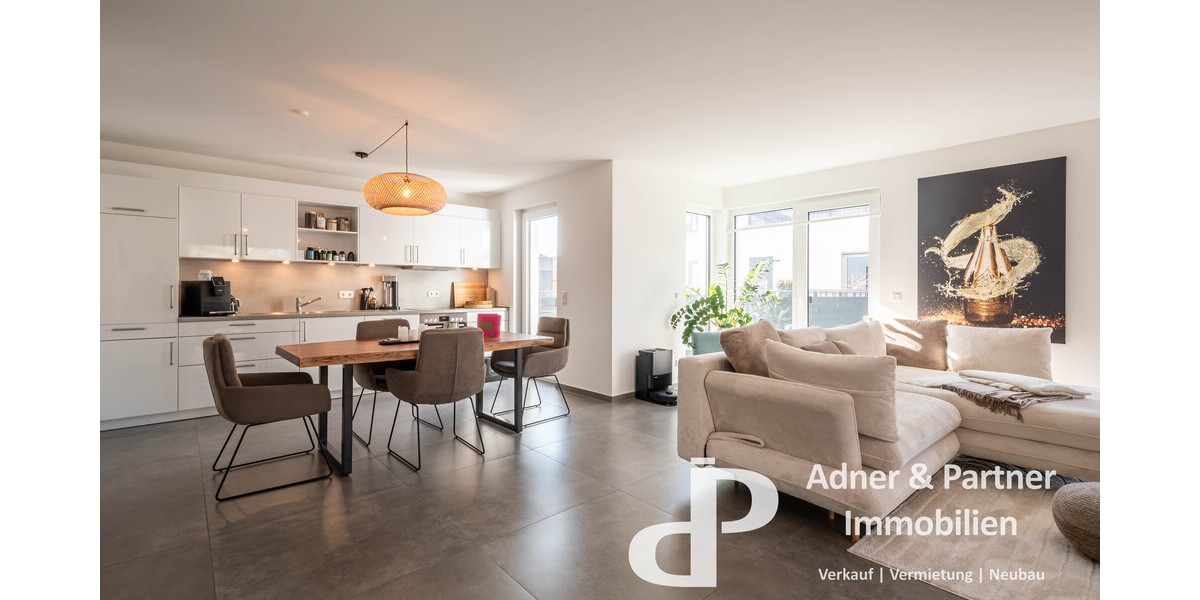 **NEUWERTIGE BALKONWOHNUNG MIT EINBAUKÜCHE UND TIEFGARAGE IN SICKTE** - Etagenwohnung Sickte | Angebot:25305870