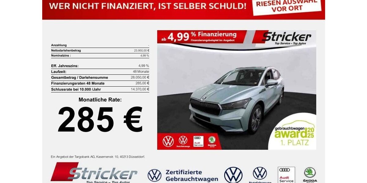 Skoda Enyaq 29.583 km 23.949 &euro; Horn-Bad Meinberg 32805