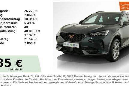 Cupra Formentor 40.350 km 26.220 &euro; Nürnberg 90441