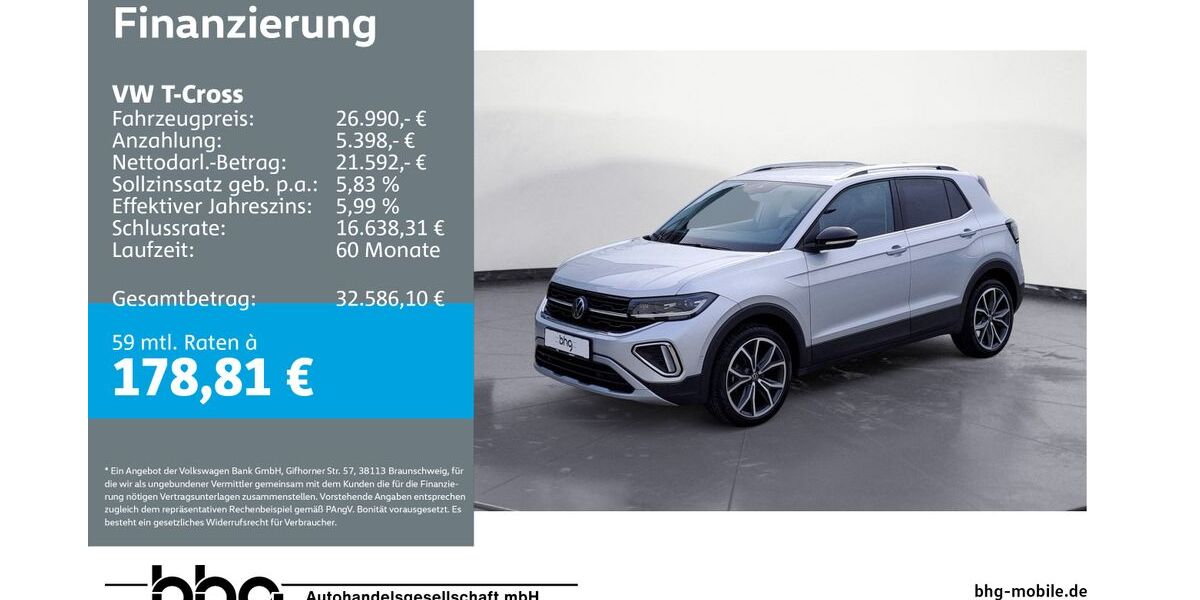 VW T-Cross 19.819 km 26.490 &euro; Ettlingen 76275