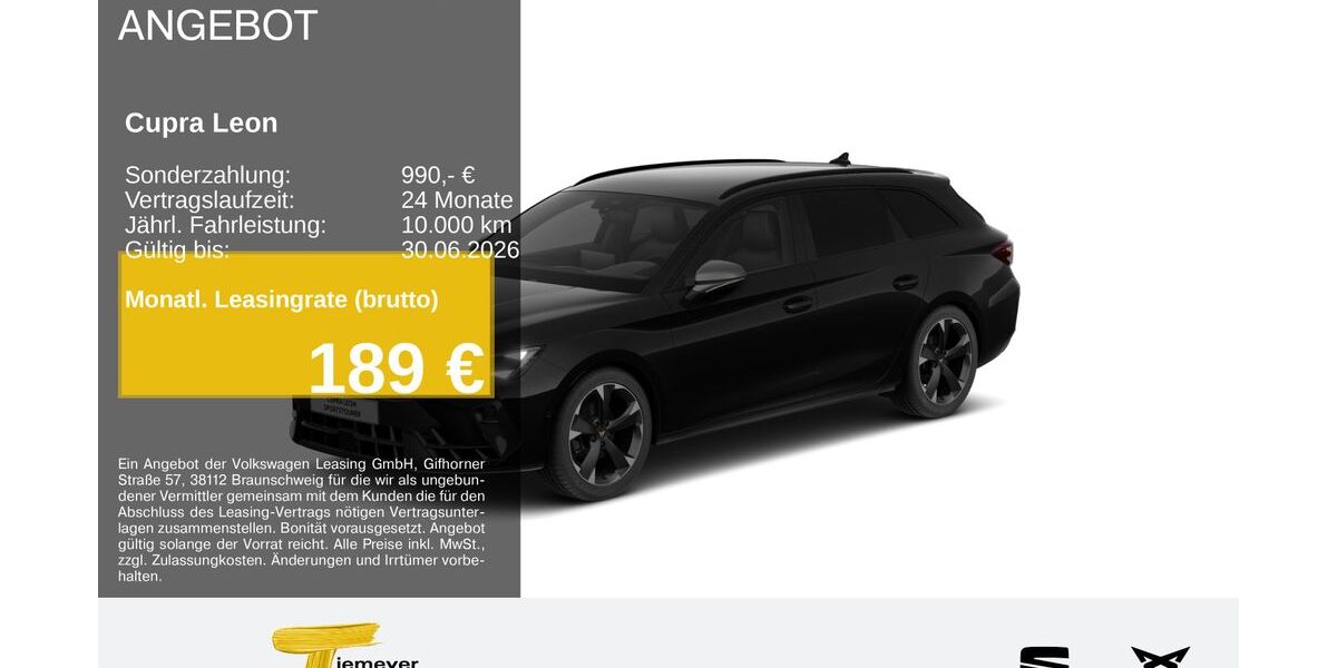 Cupra Leon 26.196 km 30.270 &euro; Hemer 58675