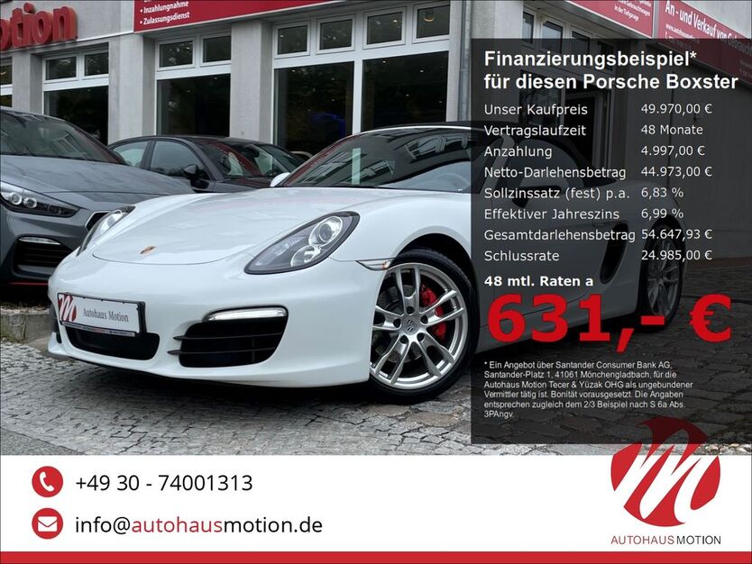 Porsche Boxster 97.400 km 49.970 € Berlin 12305