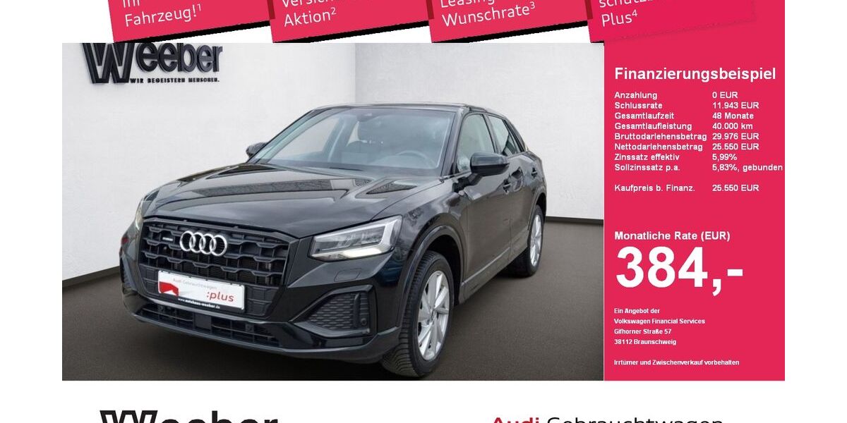 Audi Q2 48.236 km 24.980 &euro; Herrenberg 71083